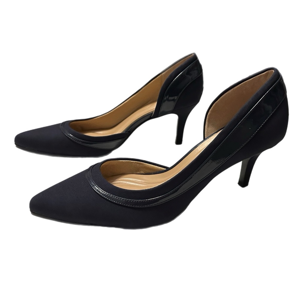 Kelly & Katie Navy Blue Heels - Picture 3 of 10